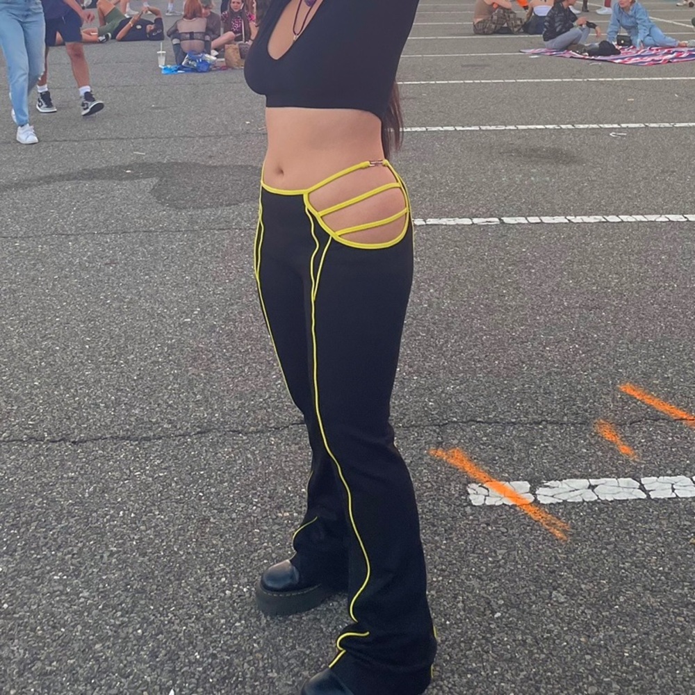 I.AM.GIA Black and Yellow Saskia Pant